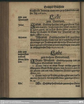 Liebe zum wahren Gottesdienst