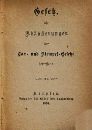 Taschen-Bibliothek der wichtigsten Gesetze und Verordnungen, 5