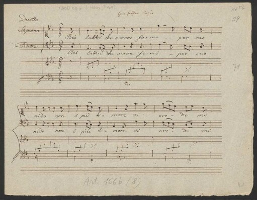 Bei labbri che Amore; V (2), pf; Es-Dur; LvBWV WoO 99, no. 1; KinB WoO 99, no. 1; HessB 1957 211