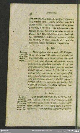 §. XL. Comparantur diversa haec medicamenta