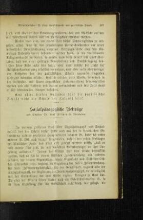 Sozialpädagogische Beiträge