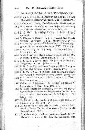 D. Naturrecht, Völkerrecht- und Rechtsphilosophie.