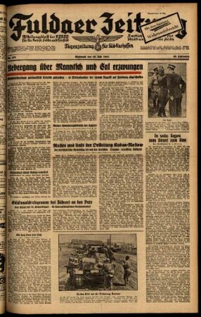Ausgabe vom Mittwoch, den 29. Juli 1942.