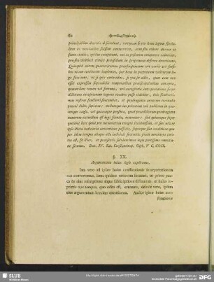 §. XX. Argumentum huius legis explicatur