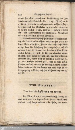 XVIII. Kapitel. Von der Nachgährung der Weine