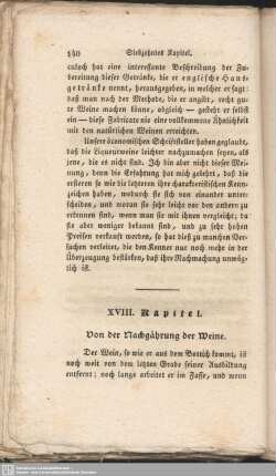 XVIII. Kapitel. Von der Nachgährung der Weine