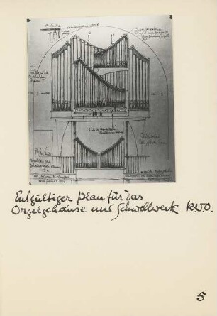 Evangelische St. Nikolai-Kirche, Berlin-Spandau Orgel: Ansicht Orgel 1:20