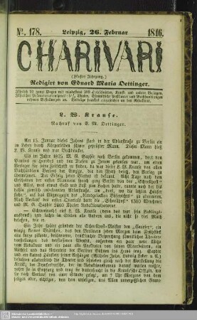 L. W. Krause - Nachruf