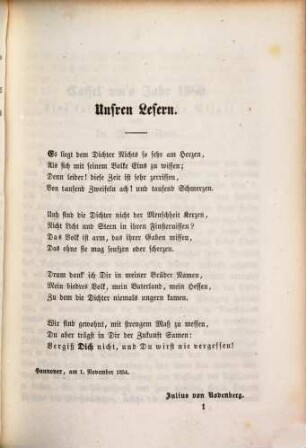 Hessisches Jahrbuch. 1855