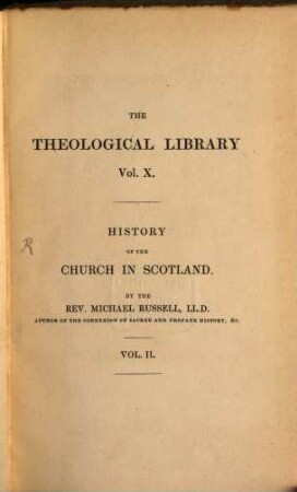 History of the Church of Scotland, 2