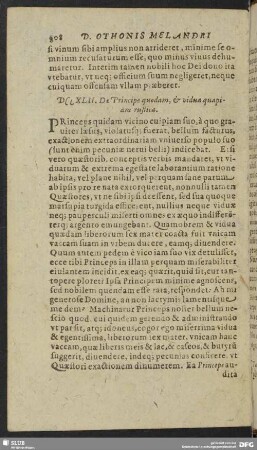 DCCXLII. De Principe quodam, & vidua quapiam rustica