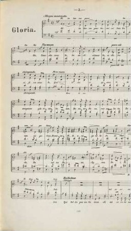 Missa in honorem Sanctae Theresiae : für d. gem. 4stg. Gesangchor ; op. 1