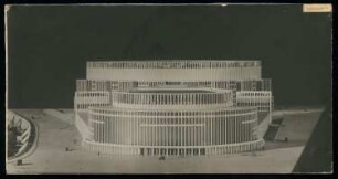 Palast der Sowjets, Moskau: Ansicht Hauptgebäude (Modell)