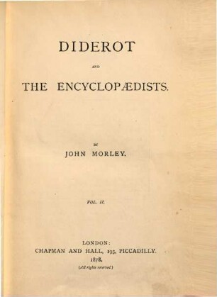 Diderot and the encyclopaedists, 2