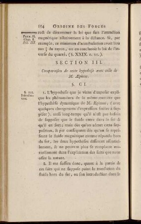 Section III. Comparaison de cette hypothèse avec celle de M. Æpinus