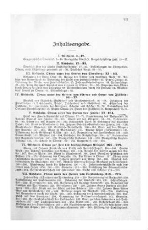 Inhaltsangabe.