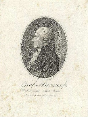 Bildnis von Andreas Graf von Bernstorff (1735-1797)