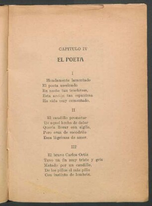 El poeta : Capítulo IV