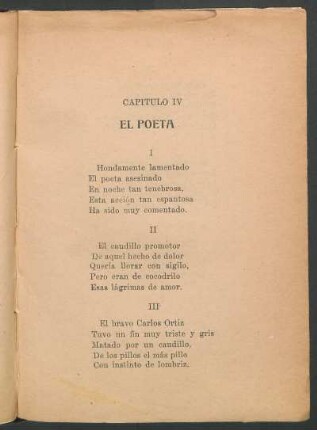 El poeta : Capítulo IV