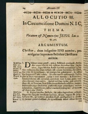 24-29, Allocutio III.