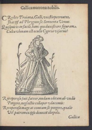 Gallica matrona nobilis.