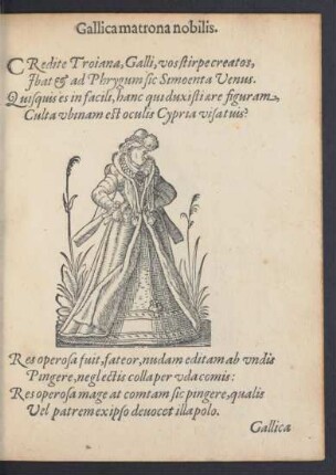 Gallica matrona nobilis.