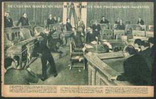 Así cayó una mancha sin precedentes sobre la vida parlamentaria argentina [Fotografía]