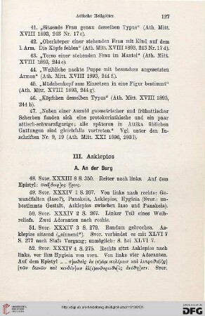 III: Asklepios