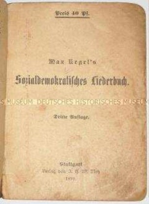 Sozialdemokratisches Liederhandbuch