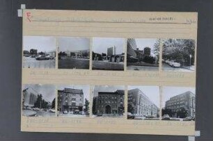 Straßenansichten. Berlin, Mitte, Friedrichstraße/Unter den Linden/Clara-Zetkin-Straße (ab 1995 Dorotheenstraße)/Planckstraße