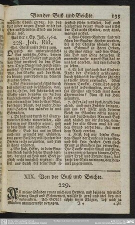 XIX. Von der Buß und Beichte