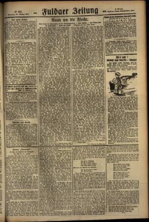 Zweite Ausgabe vom Sonntag, den 23. Oktober 1927.