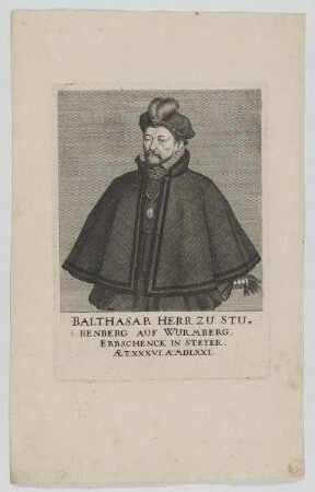 Bildnis des Balthasar zu Stubenberg