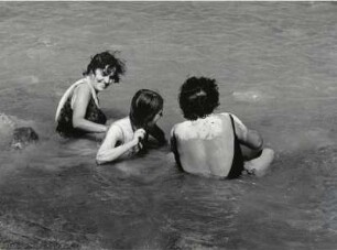 In Vulcano im Schwefelbad am Meeresstrand