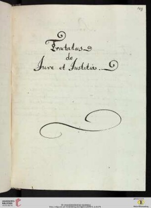 Tractatus de Jure et Justitia