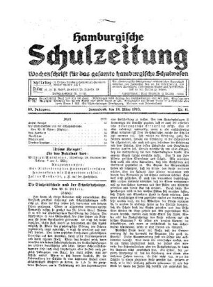 Die Einheitsschule und der Schulpsychologe : (Schluß)