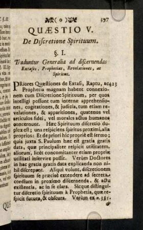 397-423, Quaestio V