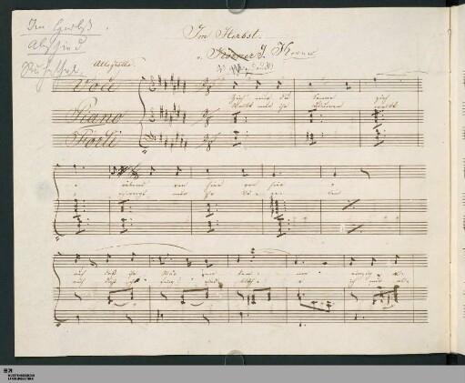 Im Herbst, op. 11/6, op. 7/4