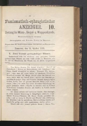 10. 31. Oktober 1898