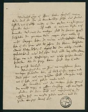 Brief vom 22. Januar 1868