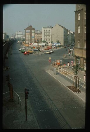 Diapositiv: Skalitzer Straße, Oranienstraße, 1986