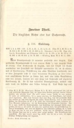 Zweites Buch. Die besonderen Privatrechte