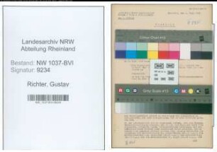 Entnazifizierung Gustav Richter , geb. 16.10.1897 (Regierungsrat)