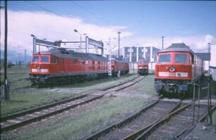 Angermünde Rbf. Lok 232 326 Lok 232 191