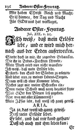 Anderer Oster-Feyertag.