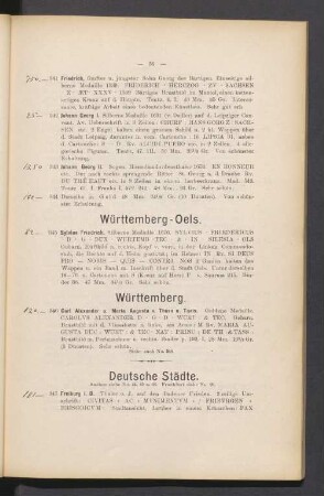 Württemberg - Oels