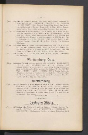 Württemberg - Oels