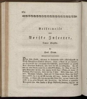 Beskrivelse over Norske Insecter, femte Stykke.