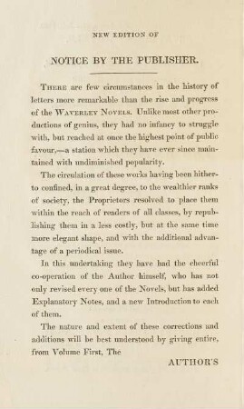 Notice By The Publisher