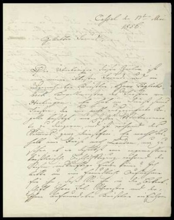 Brief von Louis Spohr an Charles Edward Horsley